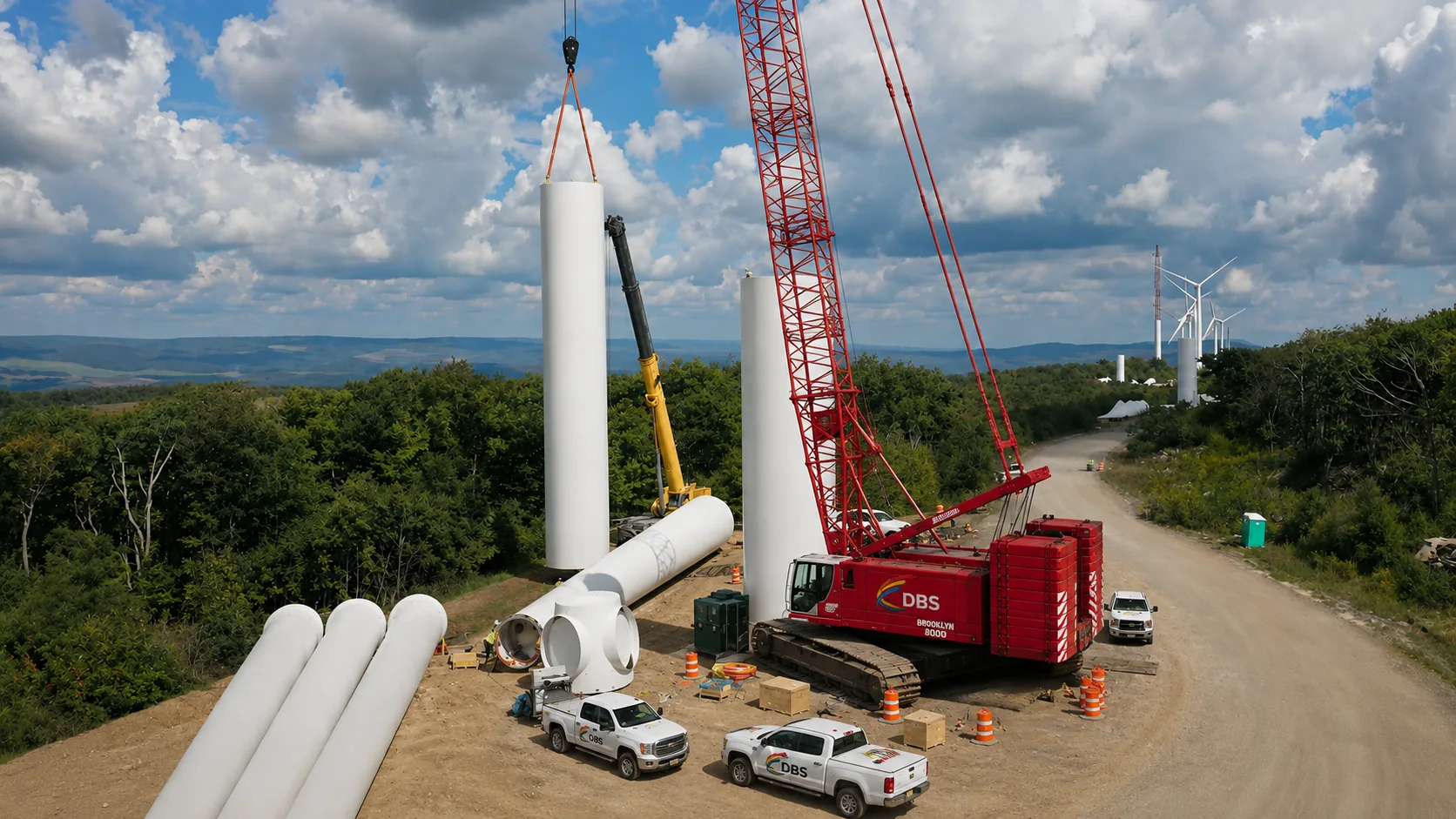 Wind tower production
